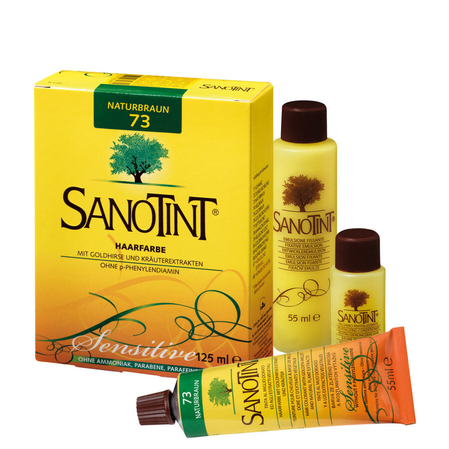 Sanotint® hair color sensitive no. 73 natural brown, 125ml - firstorganicbaby