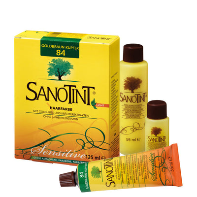 Sanotint® hair color sensitive No. 84 golden brown cup, 125ml