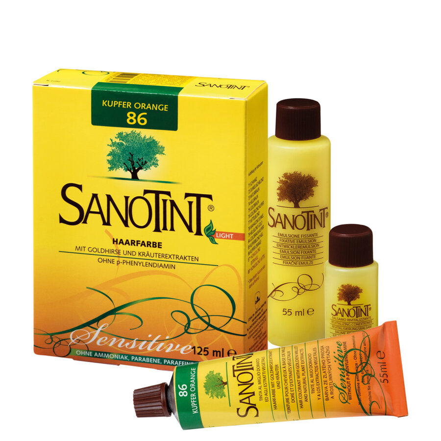 Sanotint® hair color sensitive No. 86 copper orange, 125ml - firstorganicbaby