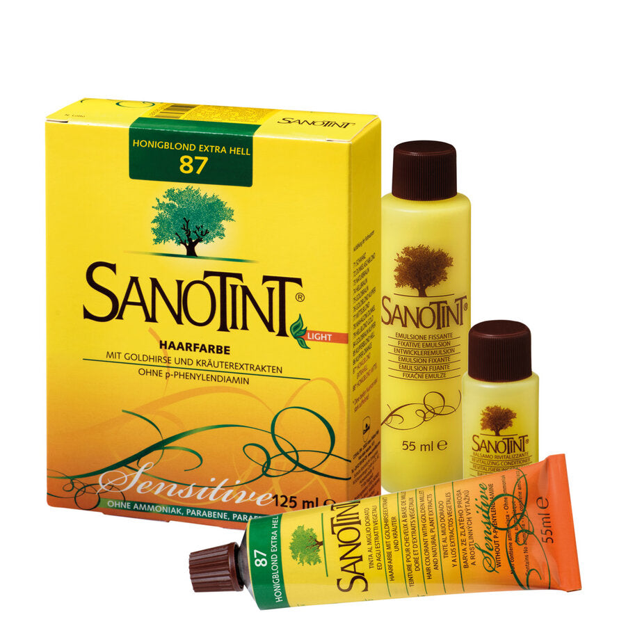 Sanotint® hair color sensitive no. 87 honeyblo.hell, 125ml - firstorganicbaby