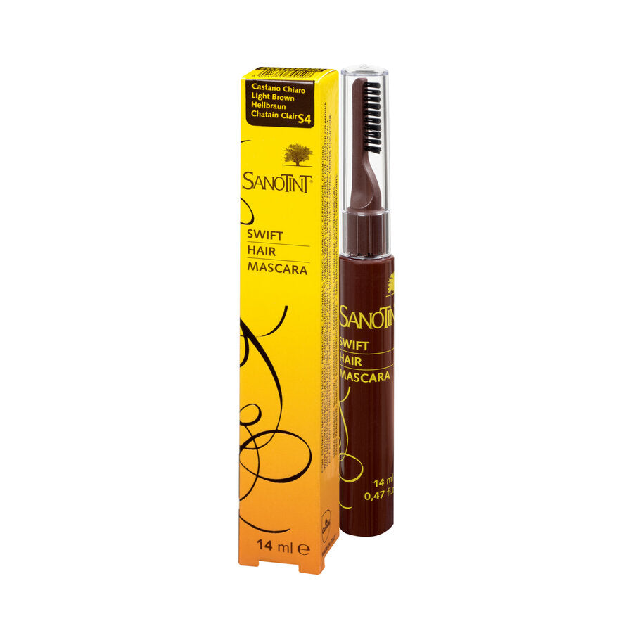 Sanotint® Swift Hair Mascara S4 light brown, 14ml - firstorganicbaby