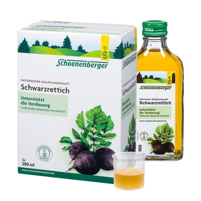 Schoenenberger® Black Rettish, Naturreiner Medical Juice Bio, 600ml - firstorganicbaby