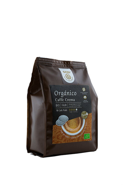 A fully aromatic roasted coffee with a fine acidity and strong aroma; A biochaphal mixture, which also offers small producers the possibility to sell smaller quantities to the GEPA; Aluminum -free packaging; Suitable for coffee pad machines; Taste 4 (1 = mild, 5 = strong)