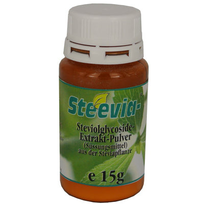 Gesund & Leben Steevia - Steviosid braune Dose, 15g - firstorganicbaby
