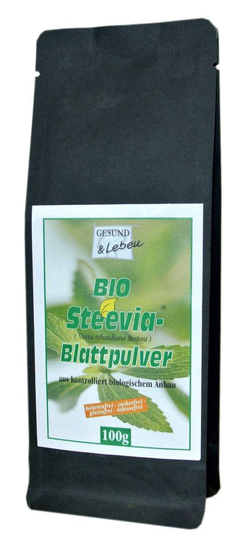Gesund & Leben BIO Steevia-Grünes Blattpulver / Beutel ( gemahlen ), 100g - firstorganicbaby