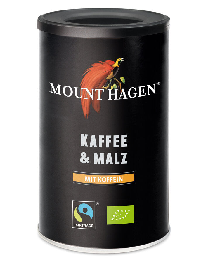 Mount Hagen organic coffee and malt, 100g