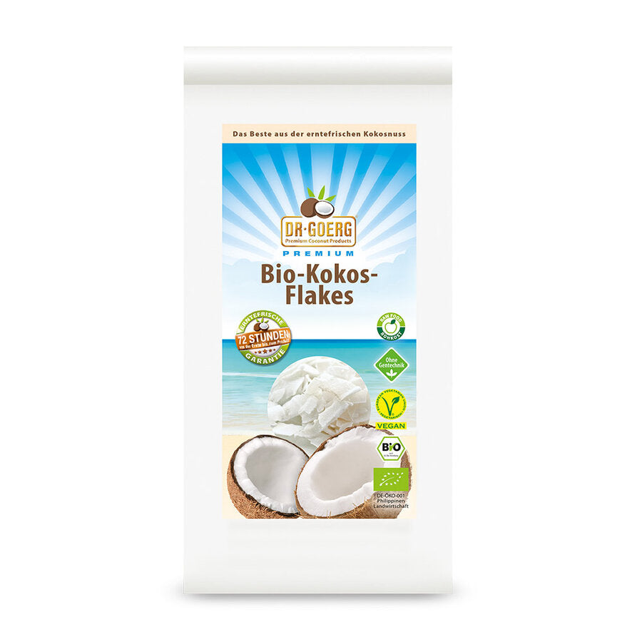 You can't nibble more naturally! These organic coconut flakes are grated within 72 hours after the Erntesegen from the fresh pulp of the organic coconuts. Of course, they do not contain any additives, but remain as Mother Nature gave us. For you, this means: fresh, natural and healthy finger food, which you can also use to refine Asian dishes or as a decoration for desserts.