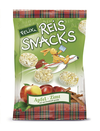 Felix mini rice snacks apple cinnamon