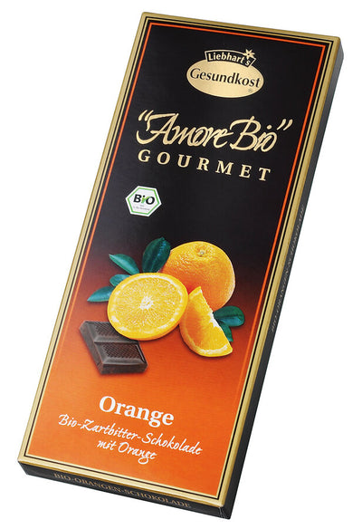 Organic orangen tender bitter chocolate