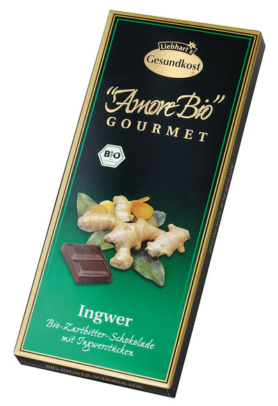Organic ginger Daring bitter chocolate