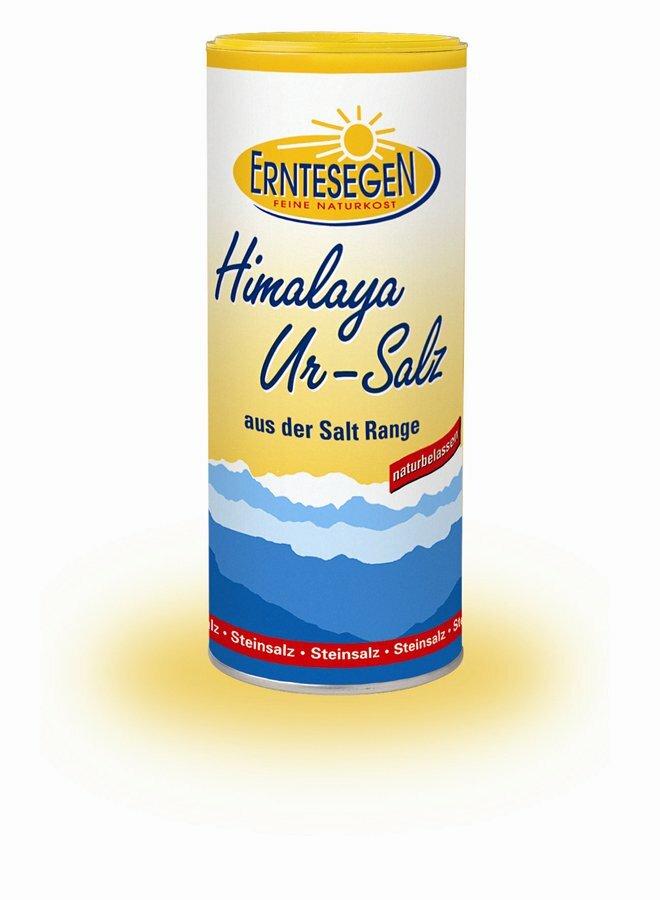 Erntesegen Himalaya Ur-salt is mined, ground and filled. Nothing is added - it is natural.