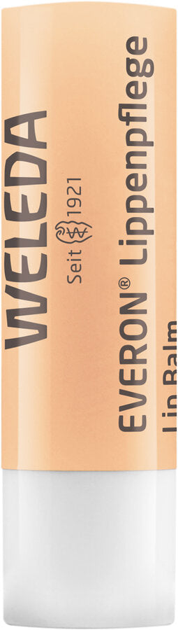 Cold, wind and sunlight constantly exposed, the delicate skin of the lips reacts very sensitive. The Everon® lip care from Weleda soothes and maintains - without leaving a film on the skin. With shea butter, candelilla and rose wax, the care stick reliably protects against environmental influences, prevents brittle and burning lips and gives a velvety soft shine. Apply the application to the lips several times a day if necessary. The Everon® lip care is also suitable as G