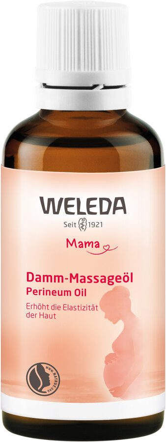Most women want a birth without a dam. A birth preparation, which also includes a targeted loose of the dam tissue, increases the chance. Used regularly from the 34th week of pregnancy, the Weleda Damm massage oil makes the tissue soft and stretchable. The massage with the composition based on the finest almond oil and on vitamin e rich wheat germ oil loosens the dam tissue and increases its elasticity. The circulatory massage effect