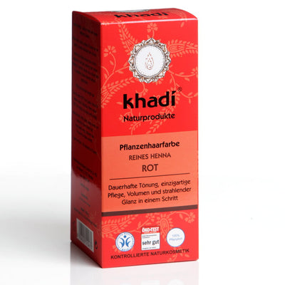 Khadi natural cosmetics pure henna, 100g - firstorganicbaby