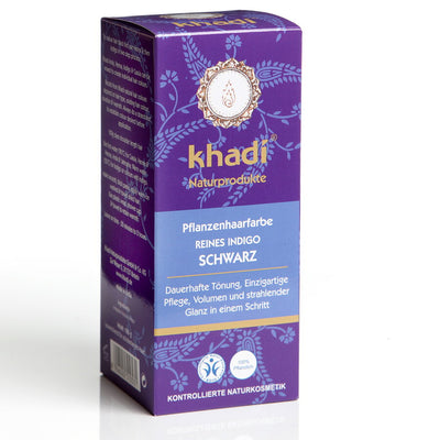 Khadi natural cosmetics pure indigo, 100g - firstorganicbaby