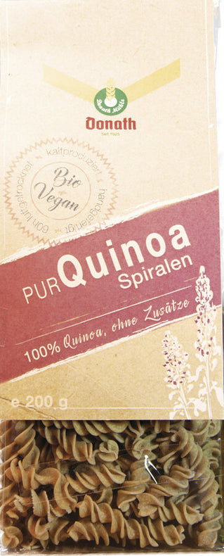 Pur quinoa spirals