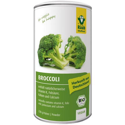 Broccoli is a domestic superfood with numerous vital substances that are concentrated in the dried broccolipulver.