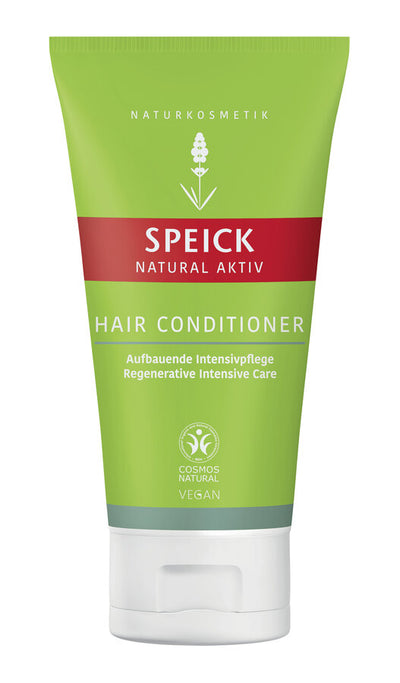 Intensive repair balm as an optimal care supplement after hair washing. Black oat and sugar beet extract supply the hair with moisture and important nutrients. For a strong and healthy hair structure. Fair trade argan oil gives a healthy shine. With the unique extract of the high alpine Speick plant from controlled biological game collection (KBW).
