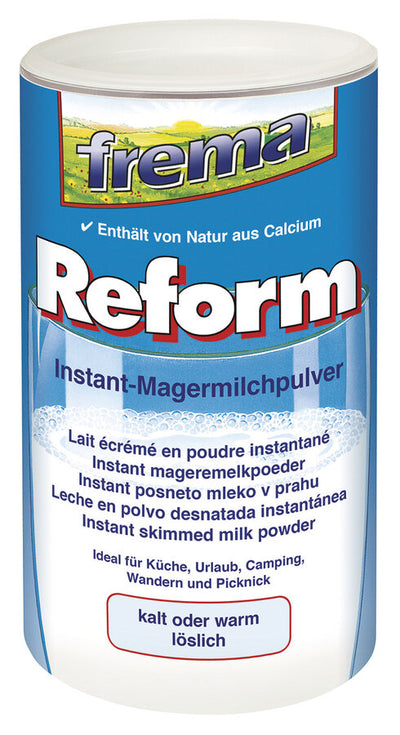 Frema Reform Lean milk powder 500 g cold or warm soluble - vegetarian - without added sugar* - gluten -free - without yeast extract - soybreis