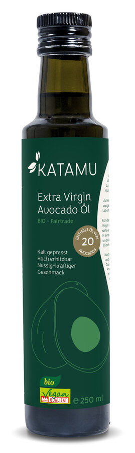 100% pure avocado oil with soft, buttery to nutty taste. Excellent for roasting at very high temperatures. Particularly rich in unsaturated fatty acids and vitamin E.