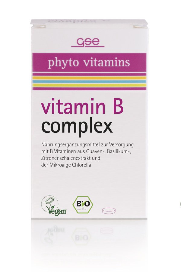 GSE Vitamin B Complex (Bio), 60 Tabl. a 500mg, 30g - firstorganicbaby