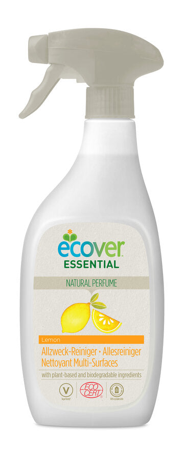 2 x Ecover essential all-purpose cleaner spray lemon, 500ml - firstorganicbaby