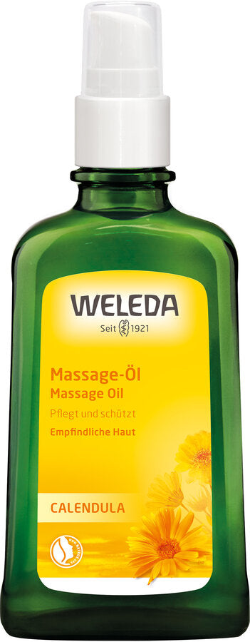 Do you easily freeze? The calendula massage oil gives invigorating, comfortably warming impulses for delicate and sensitive skin. The high-quality calendula massage oil is suitable for all skin types due to the gently produced oil extracts of soothing marigold and chamomile flowers as well as birch leaves, even for sensitive skin. Based on pure sunflower oil, it supports the natural skin function such as the healthy fat moisture balance of the skin. So the skin remains smooth and