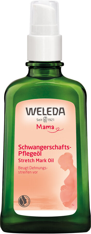During pregnancy, the mother's body forms the protective and nutritional shell for the growing child. Hormonal changes loosen the connective tissue so that the abdominal blanket can stretch. As a result, the elastic fibers of the skin are heavily used. Stretch strips can arise. Weleda pregnancy care oil protects the skin, which, due to the physical changes in pregnancy, to dryness. From the beginning of pregnant