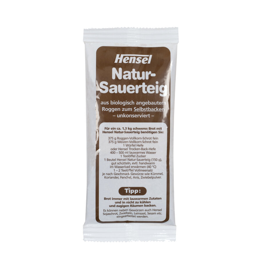 12 x Hensel® Nature-Sauerteig Bio, 150g - firstorganicbaby