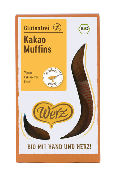 Naturkornmühle Werz Kakao Muffins, glutenfrei, 125g - firstorganicbaby