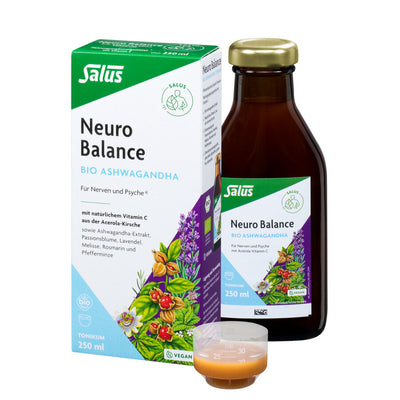 For nerves and psyche with natural vitamin C from the bio-acerolakirsche. as well as Ashwagandha root extract, passion flower, lavender, lemon balm, rosemary and peppermint.