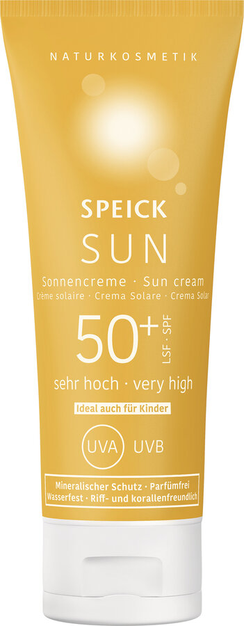 Well -picked, extremely rich consistency with very high sun protection. Ideal also for children. 100 % natural mineral sun protection based on zinc oxide. Reliable immediate protection before UVA and UVB radiation with waterproof formulation. Free of aluminum and perfume. Very well tolerated for all skin types. The contained skin barrier-efficiency complex supplies the skin with intensive care. Biologically easily degradable, to protect the environment. Riff and coral-friendly.