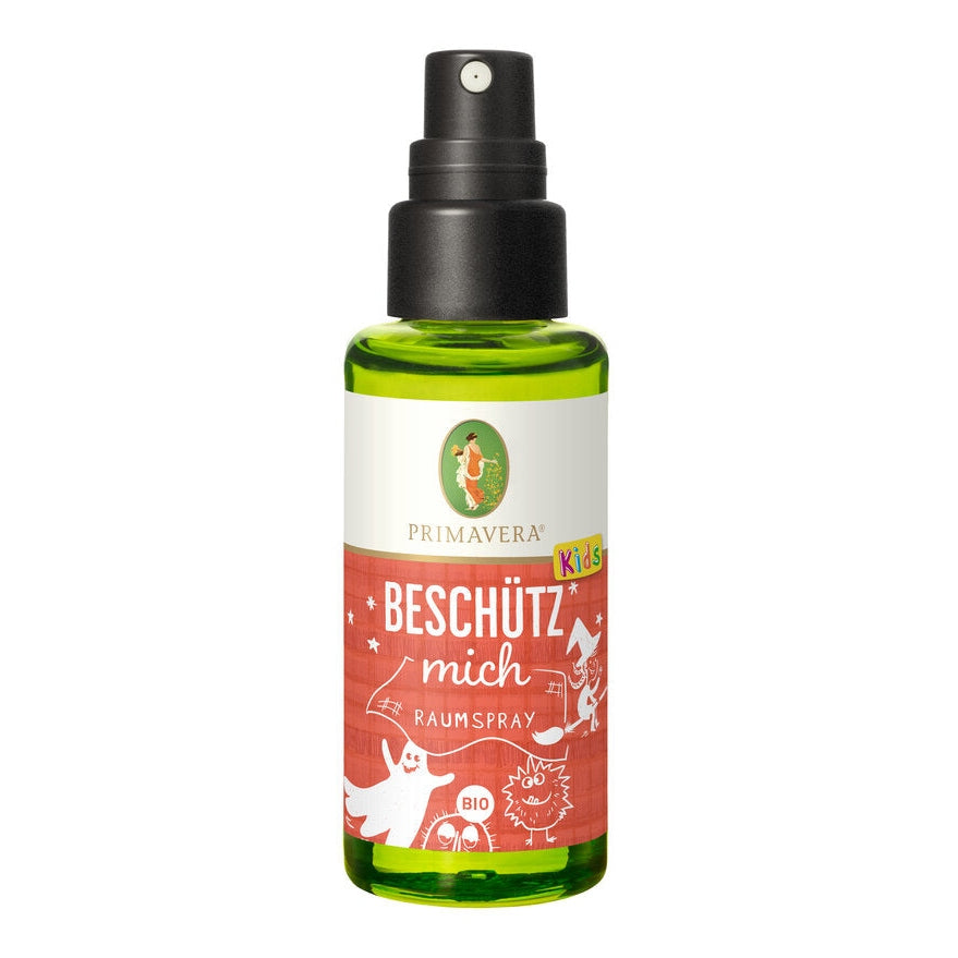 The sweet and floral fragrance from 100% natural pure essential oils gives security and helps to drive out fears. Fantasyes such as monsters, ghosts or witches like to hide under the bed or in the closet and make sleeping difficult. The fragrance gives protection and security, because fantasy people don't like it when it smells good.