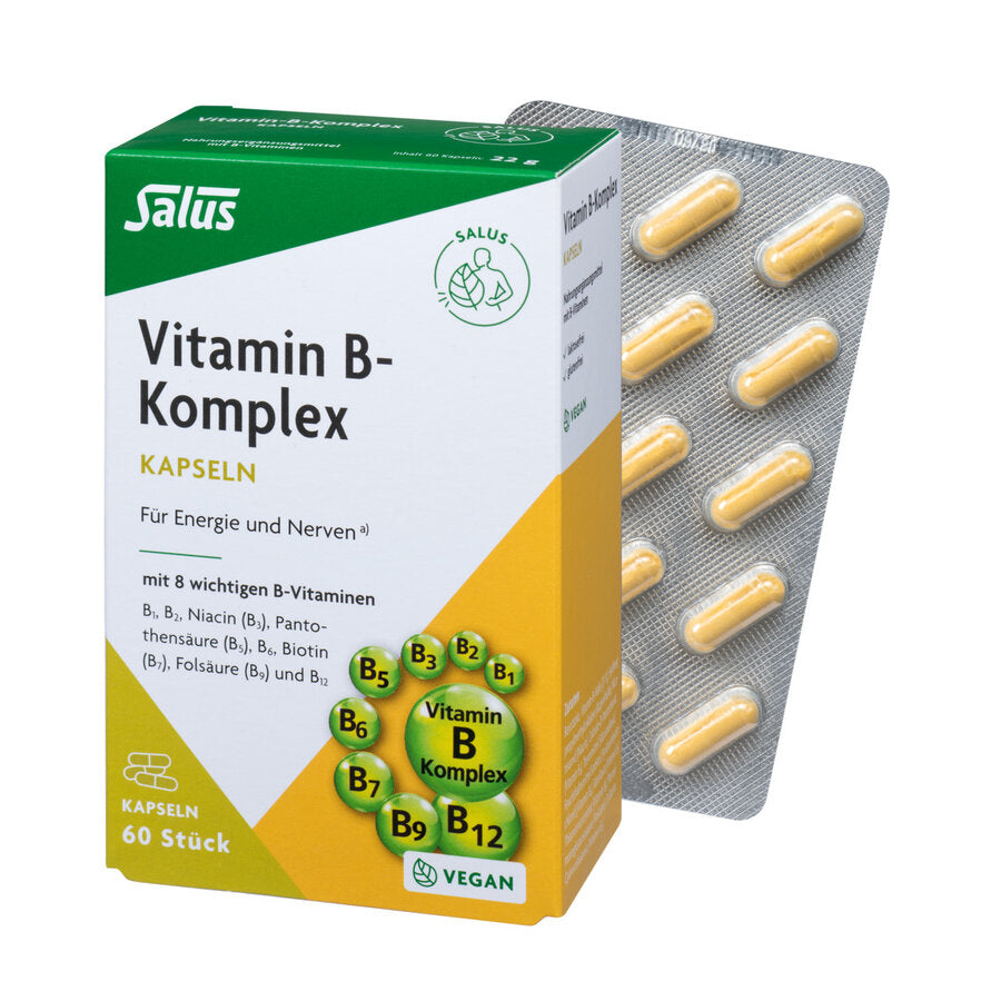 For energy and nerves with 8 important B vitamins