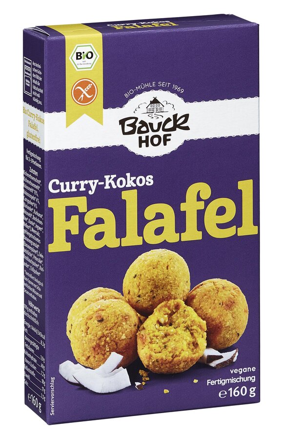 The oriental mix with curry & coconut for falafel and soup
