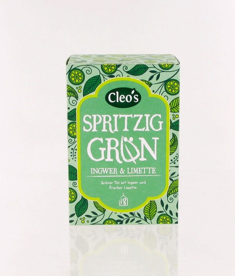 2 x Cleo's tea lively green, 27g