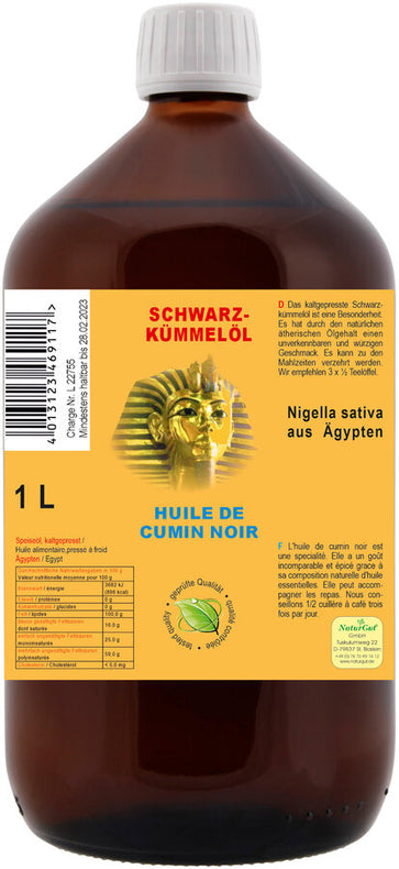 Naturgut black cumin oil nigella sativa from Egypt cumin, 1l - firstorganicbaby