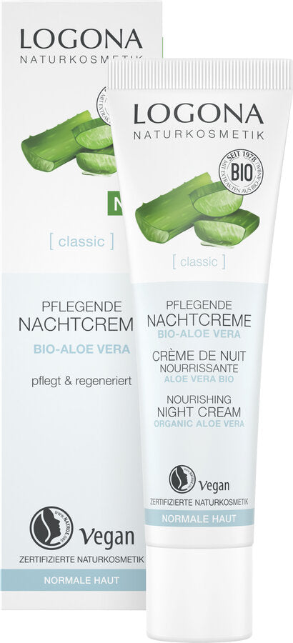 Logona Classic Nursing Night cream Bio-Aloe Vera, 30ml - firstorganicbaby