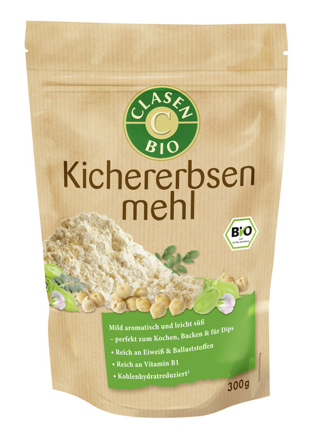 Organic Kirchererbsen flour made of roasted chickpeas 300g