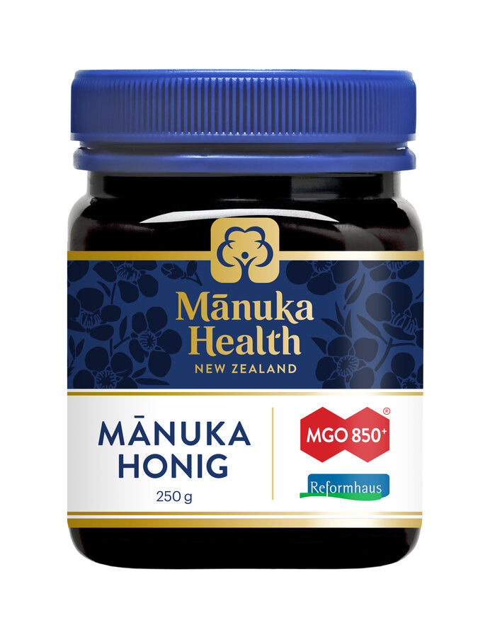 Original MGO Manuka honey from New Zealand, 100 % natural, pure and certified.