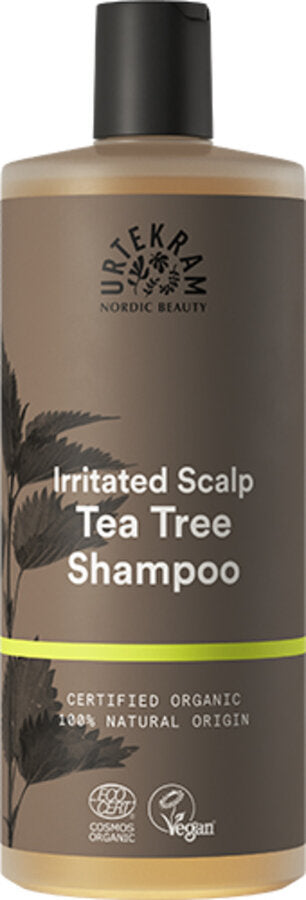 With its fresh, aromatic fragrance, the TEA TREE shampoo is calmed by irritated scalp. Itching adé - thanks to the power of biological tea tree oil and its anti -inflammatory properties. Mild sugar degree cleaning hair and scalp effectively.