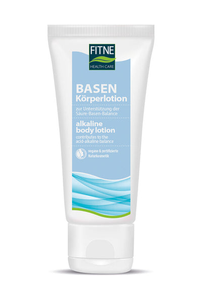 Fitne basic body lotion supports the acid-base compensation and the natural balance of the skin. The valuable formulation with vegetable oils and extracts such as almond oil, apricot kernel oil, shea butter and aloe vera juice provide the skin with moisture and strengthen its resistance to negative environmental influences.