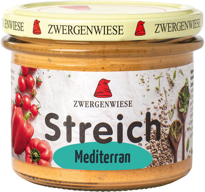 It depends on the inner values! In the Mediterranean bio-Streich, sunflower seeds from Germany form the creamy base, refined with aromatic tomatoes from Italy, fruity peppers and selected Mediterranean herbs, and finally harmoniously coordinated with valuable spices. You can get our large selection of string varieties in the 180g glass or as a single portion in the 50g cup. This is how painting is fun!