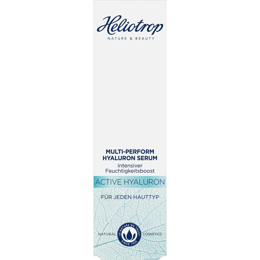The highly effective multipeprage Hyaluron serum provides intensely moisture and prevents the skin. With its delicate melting texture, it quickly moves in and does not grease. The vitalizing formula with an active ingredient complex made of multi-effect hyaluron of natural origin and bio-granatable extract improves the moisture balance of the skin and gives a tighter and even complexion. "
