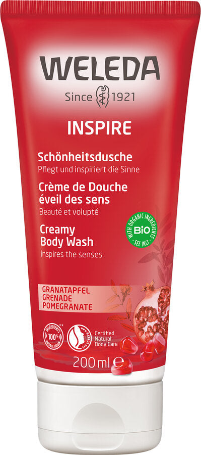 Mysterious and inspiring. Cream shower with a sensual fragrance, cares for velvety, gently cleans gently thanks to mild surfactants on a vegetable basis and preserves the skin moisture. Skin compatibility dermatologically approved."
