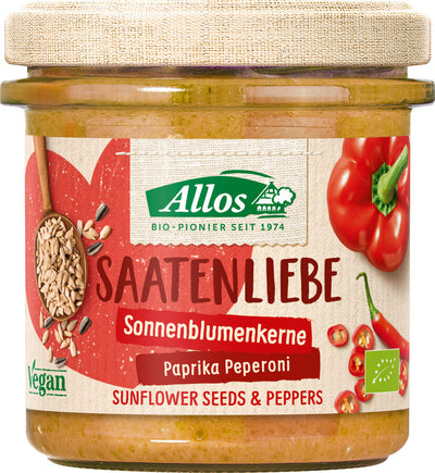 Sunflower love-captured and refined with peppers and pepperoni for slightly savvy bread spread.