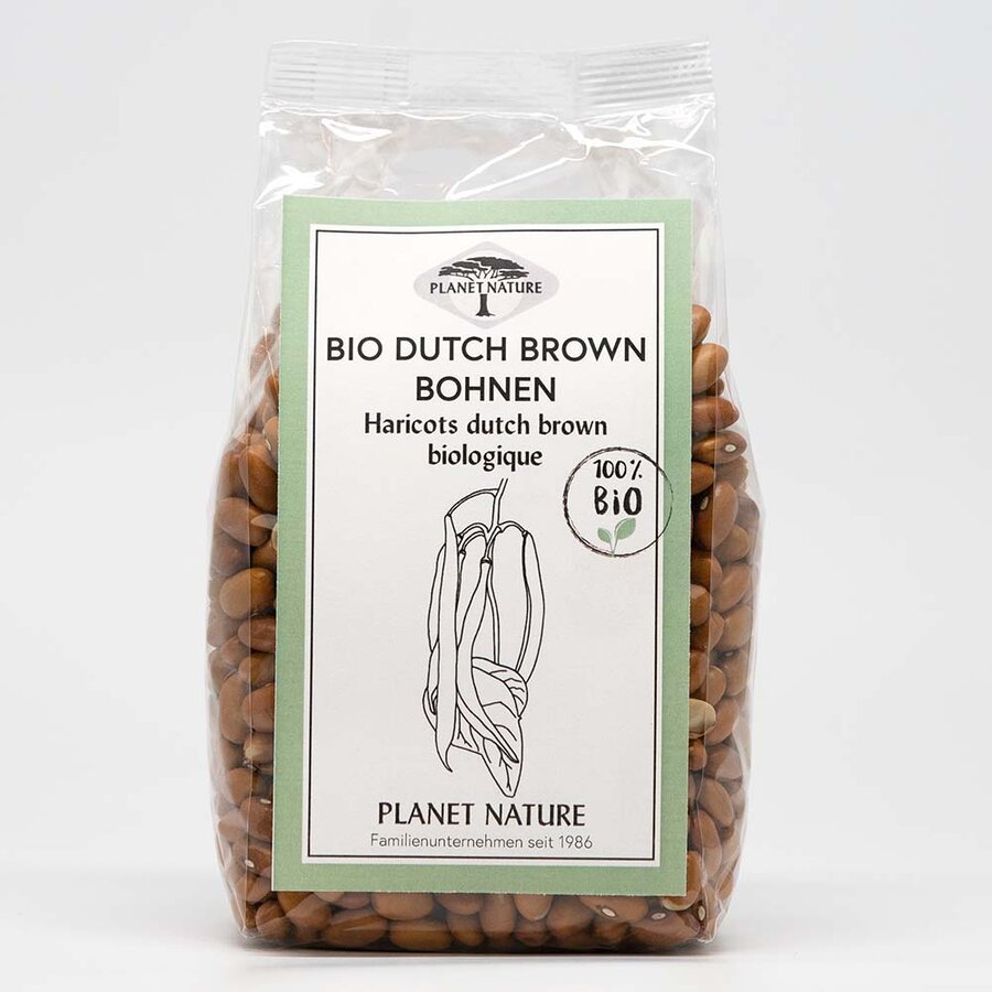 3 x Planet Nature Bio Dutch Brown Beans, 400g - firstorganicbaby