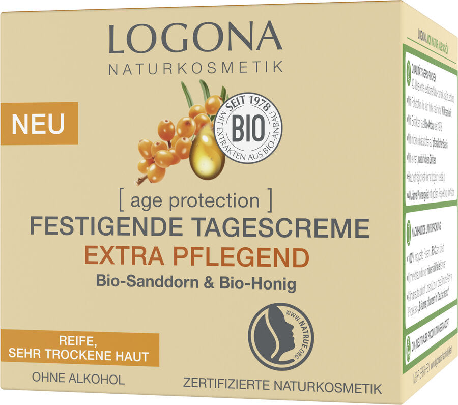 The logona consolidating day cream protects & spoils the very dry skin with intensive care. High quality recipe with natural extracts.