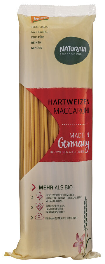 Hard wheat maccaroni for the original pure paste.