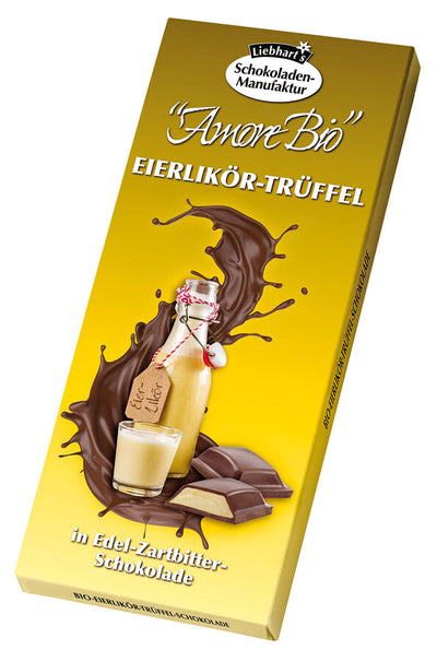 Organic egg liqueur in Edel, for example, chocolate